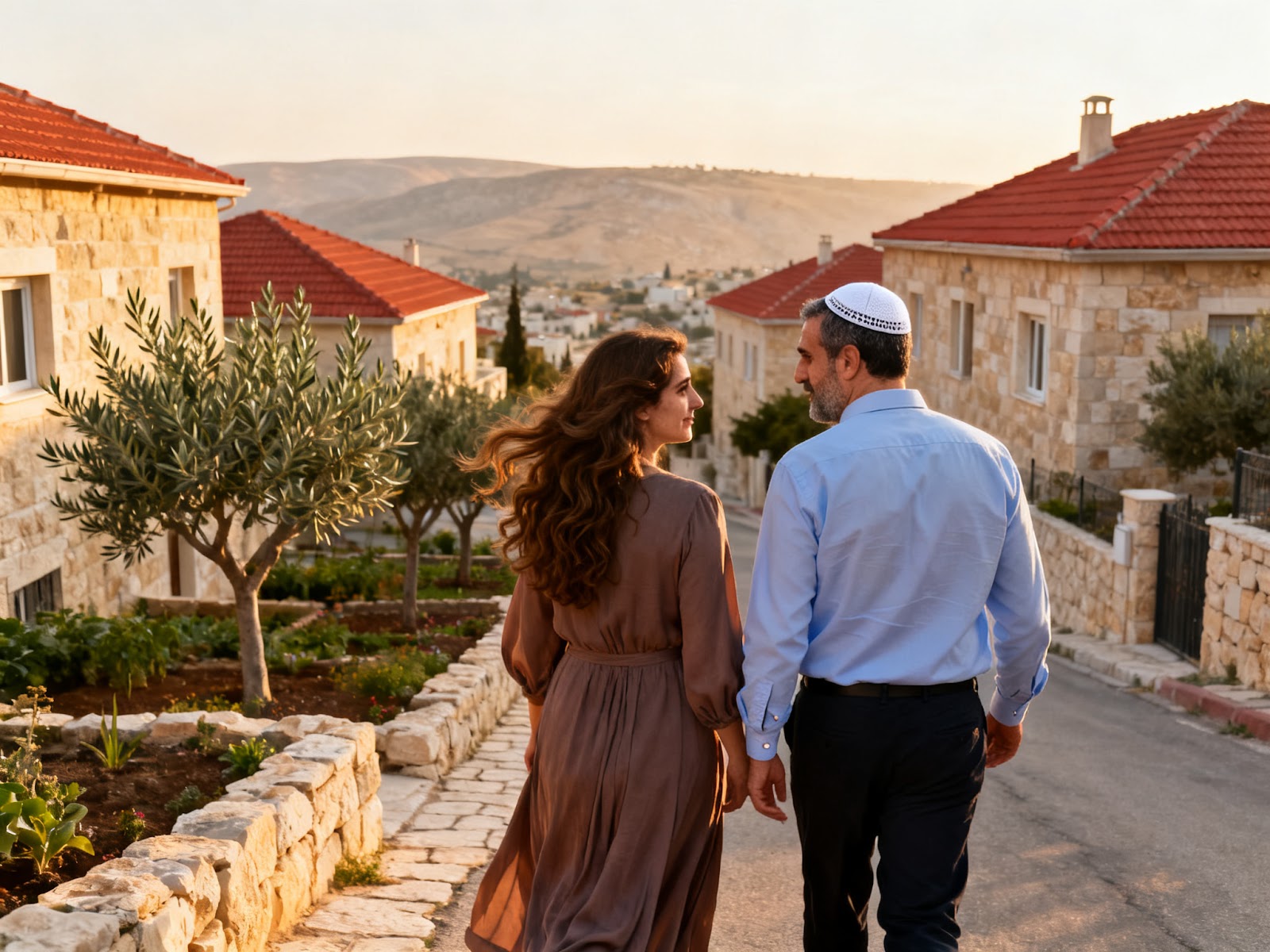 Long-term buyers exploring properties in Itamar