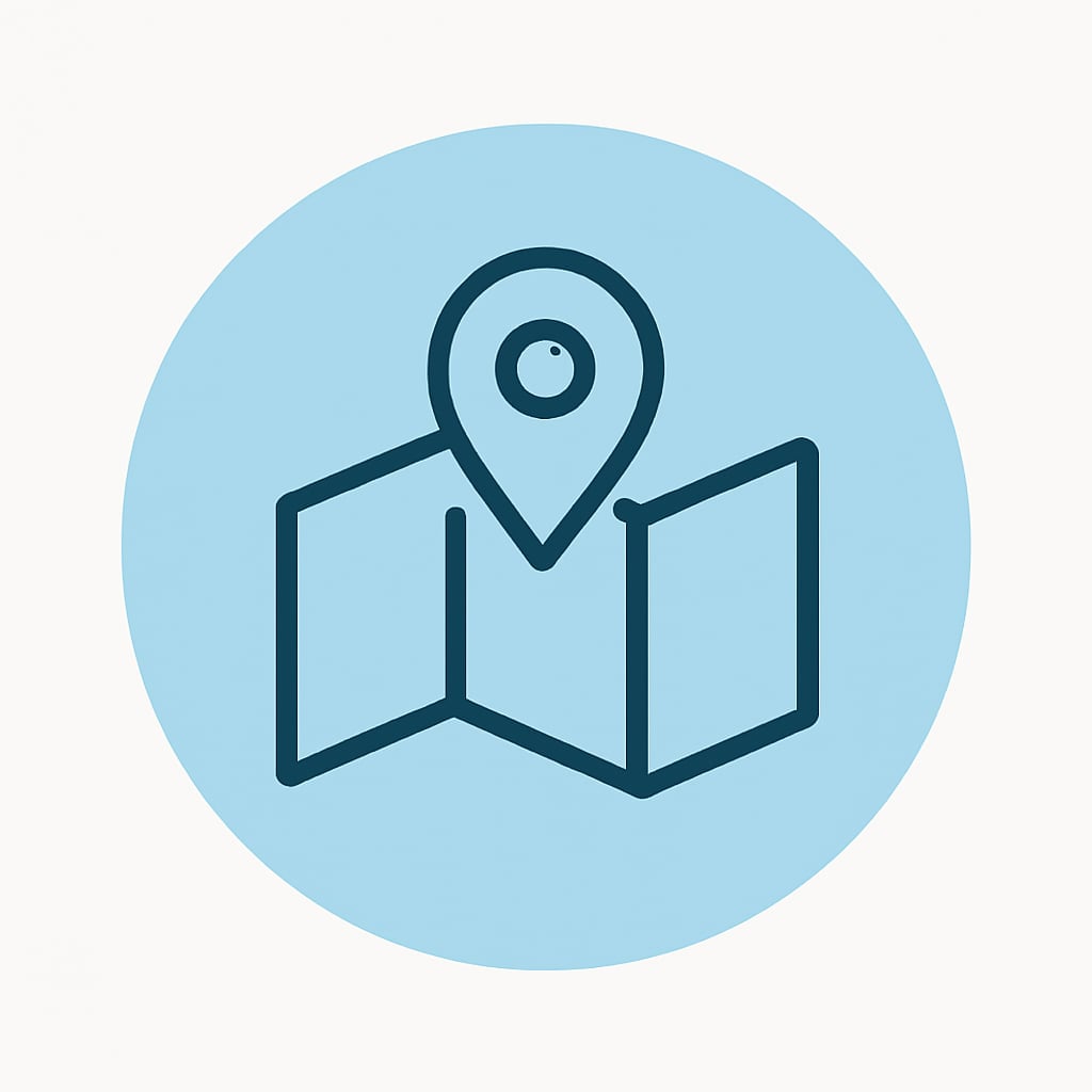 Icon representing local and regional services
