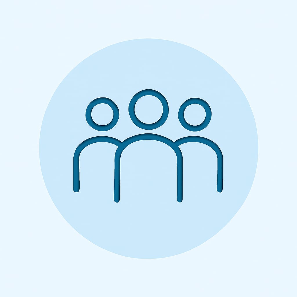 Icon representing community