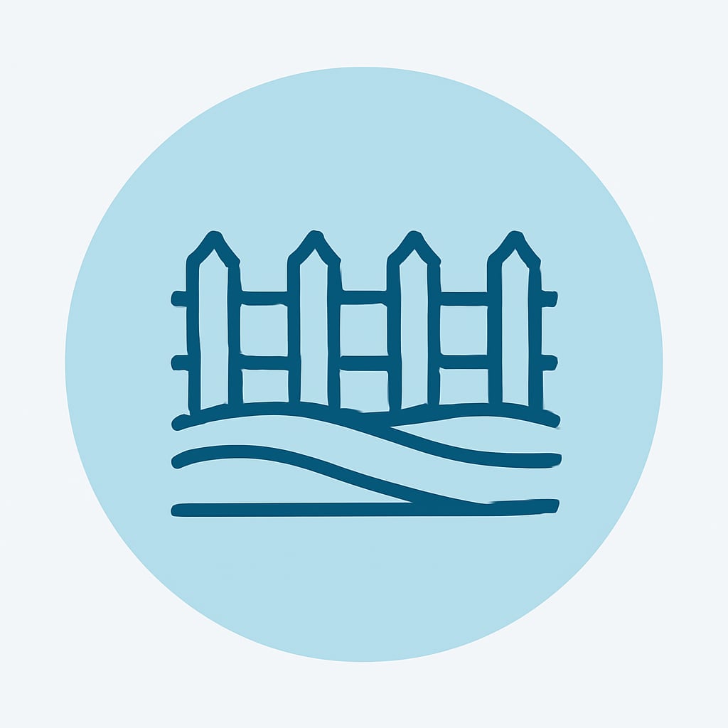 Icon representing space and privacy