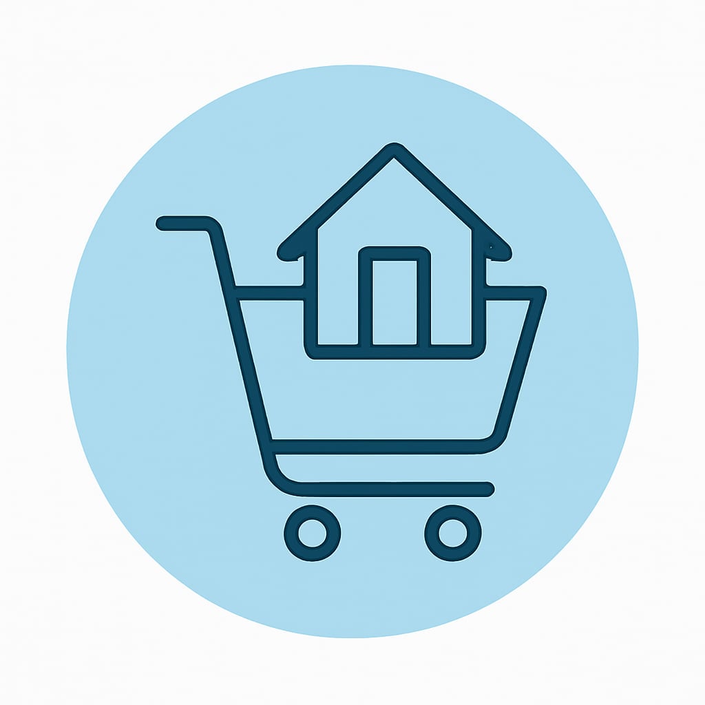 Icon representing local and regional services