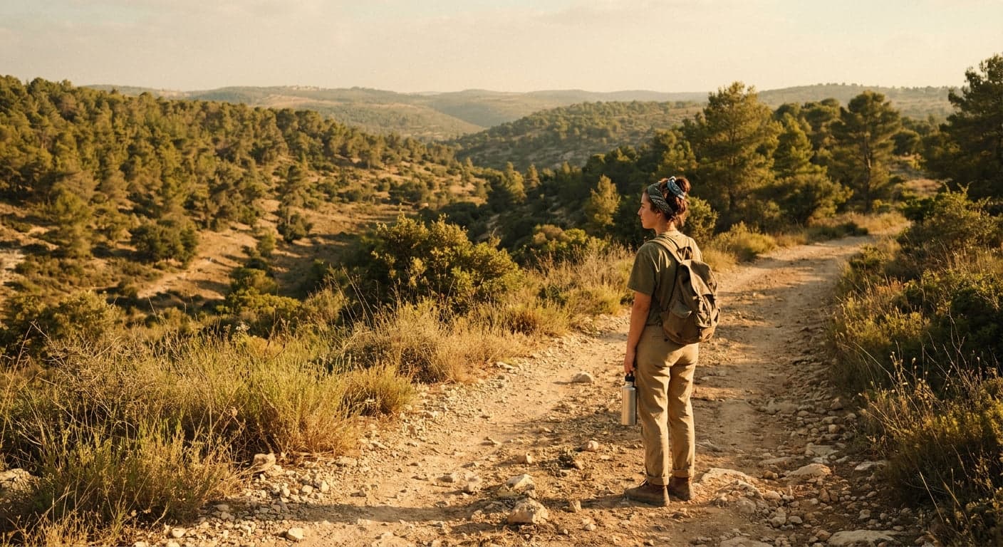 Nature scene in Ein Hod