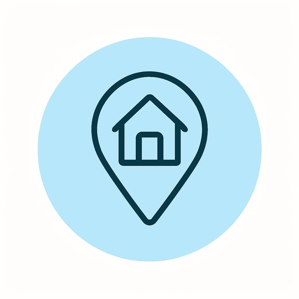 Practical location icon