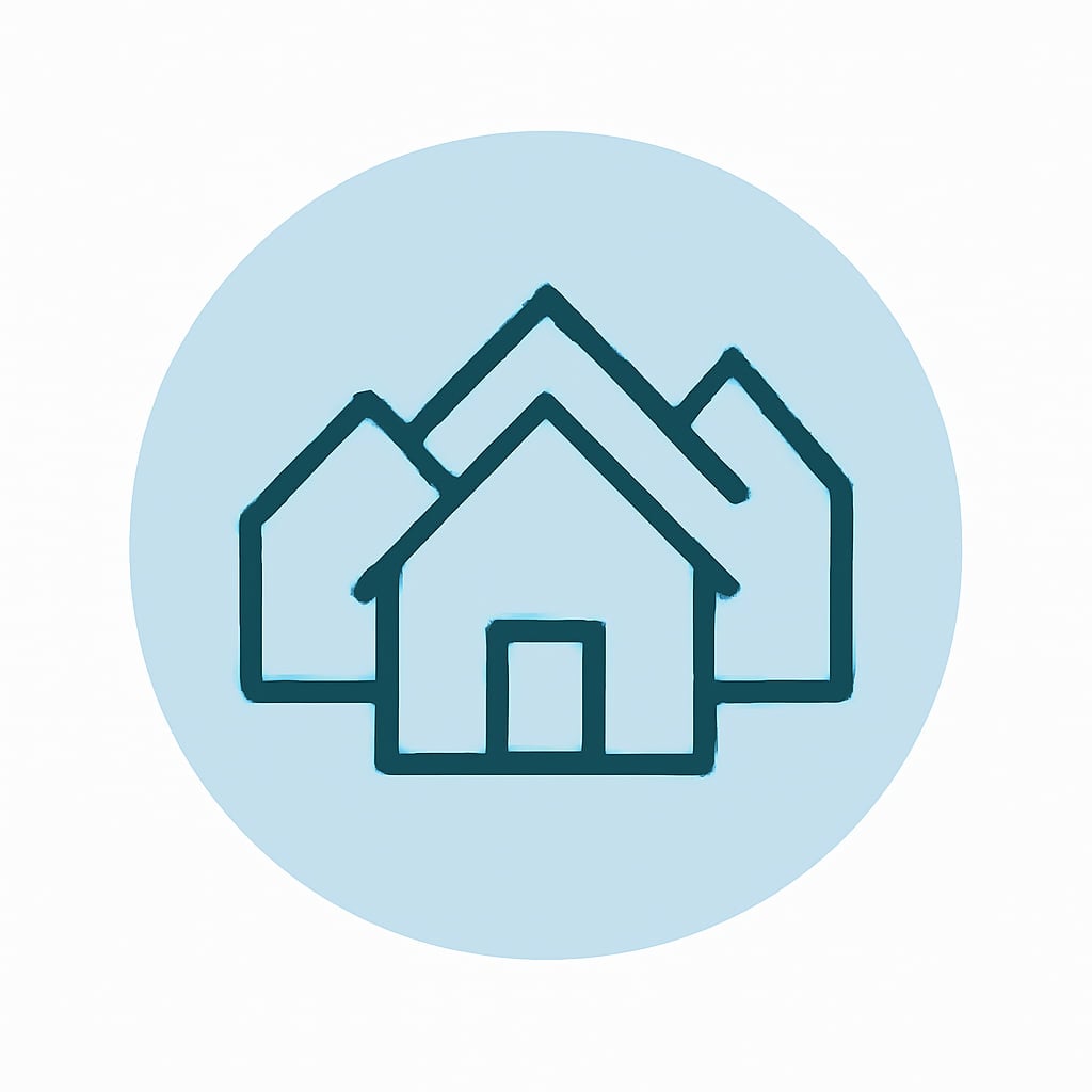 Property icon representing housing variety