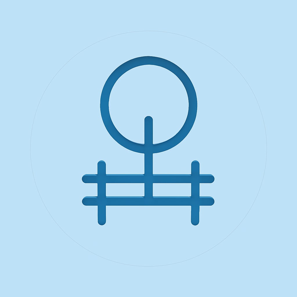 Space and privacy icon