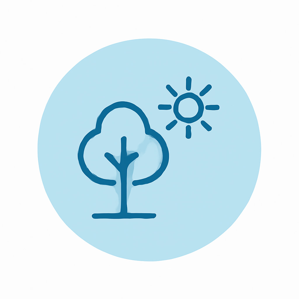 Icon representing natural surroundings