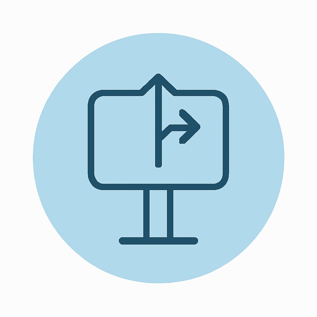 Icon representing easy access