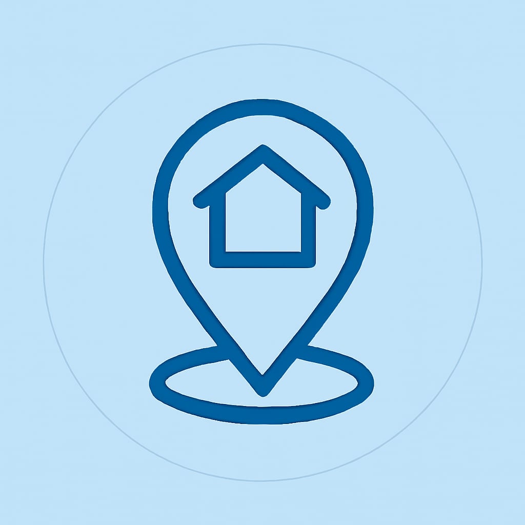Icon representing practical location