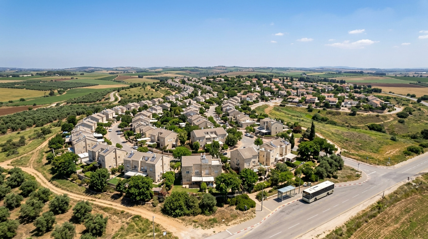 A scenic view of Tal Shahar in Central District
