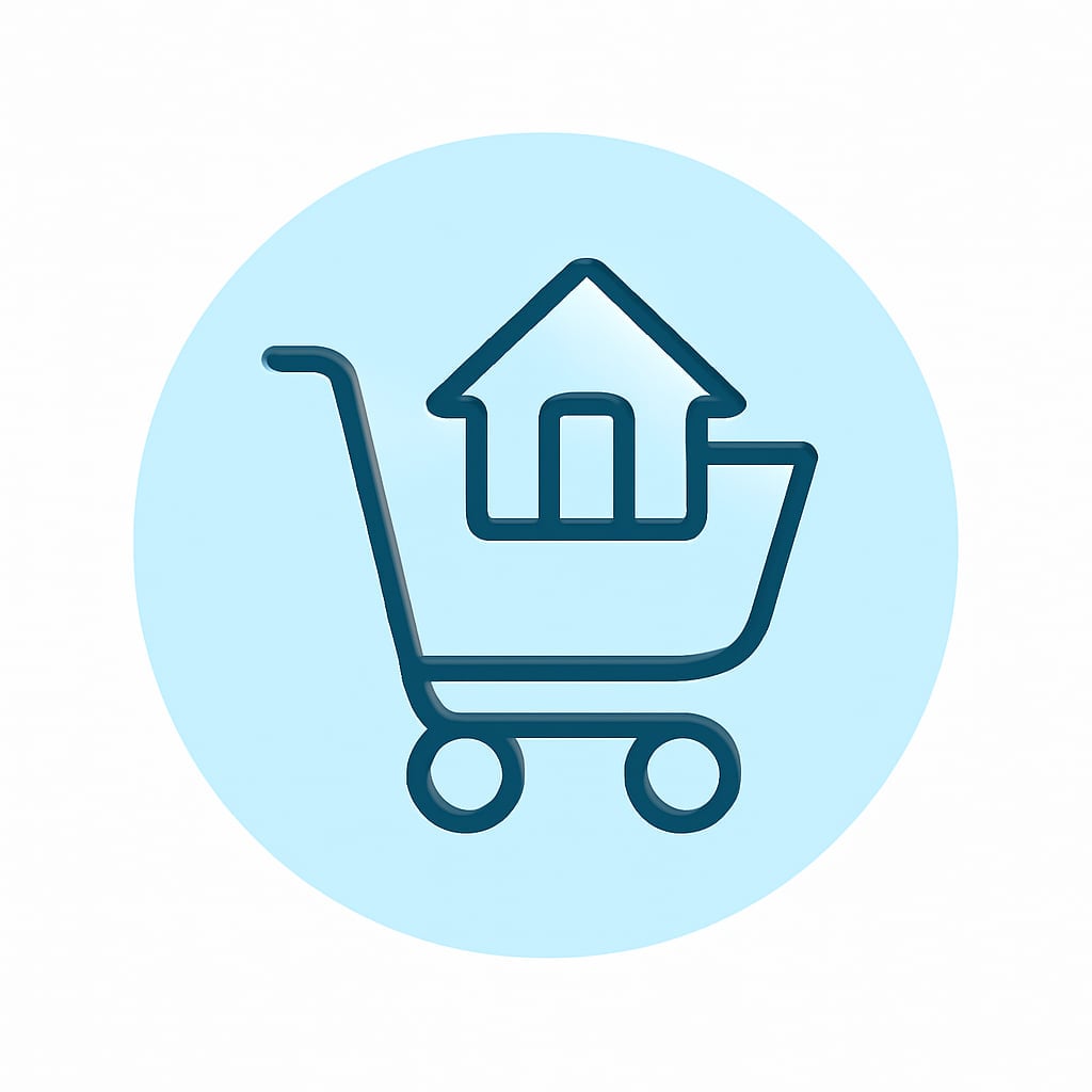 Icon representing local and regional services