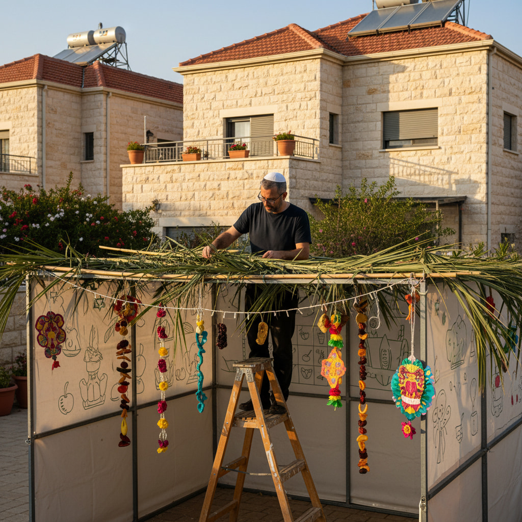 Community life and amenities scene in Mashabei Sadeh