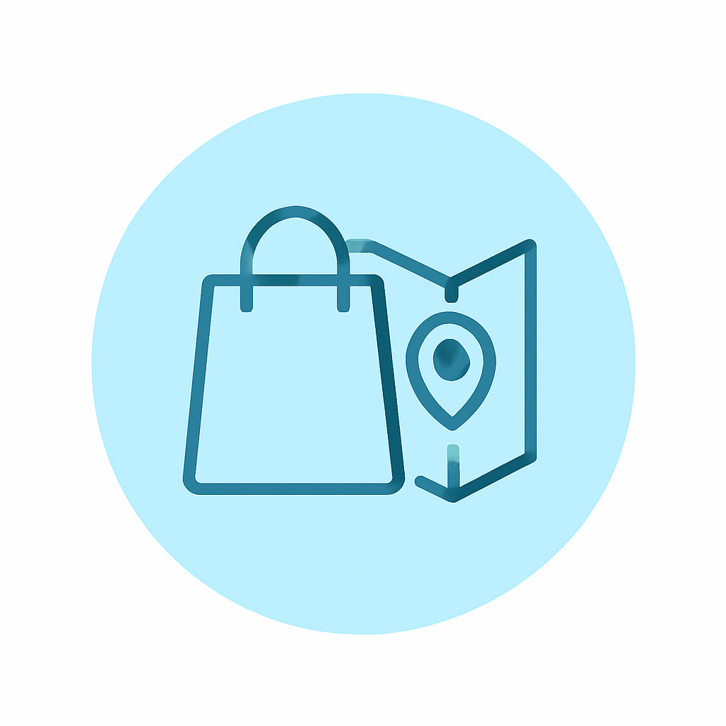 Icon representing local and regional services