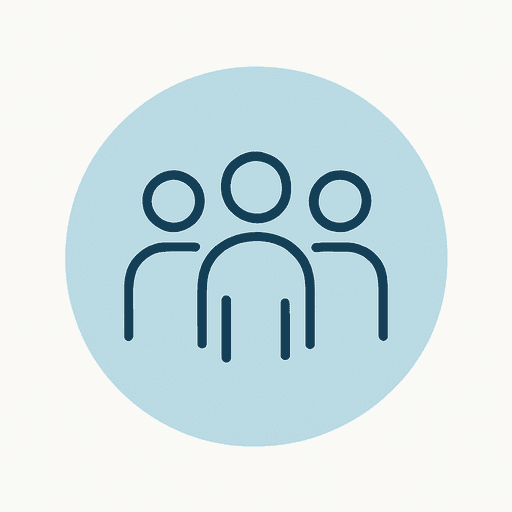 Icon representing community