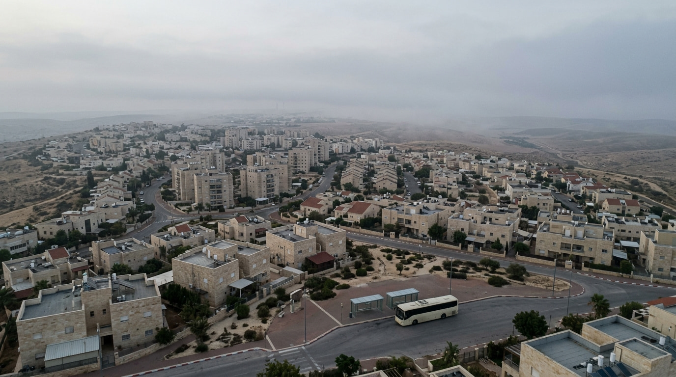 A scenic view of Sederot in the Southern District