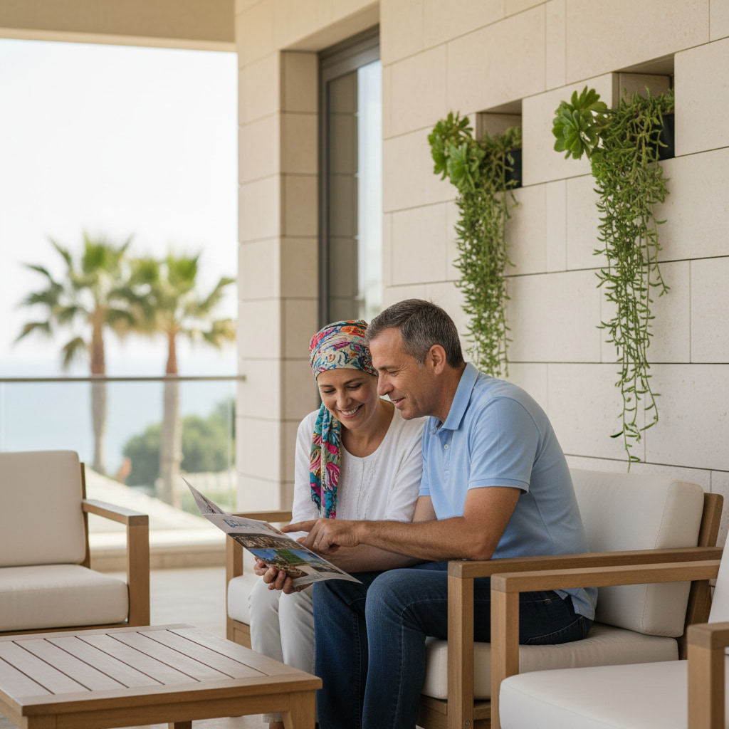 Long-term buyers exploring property in Re'im