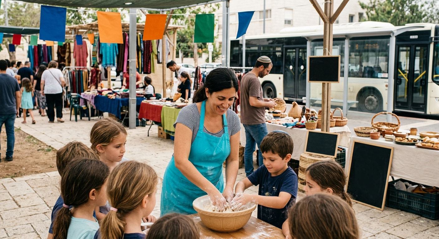 Community gathering at local event