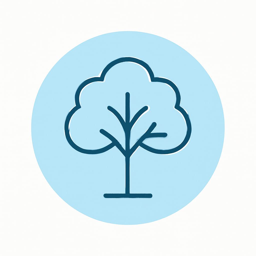 Icon representing space and nature