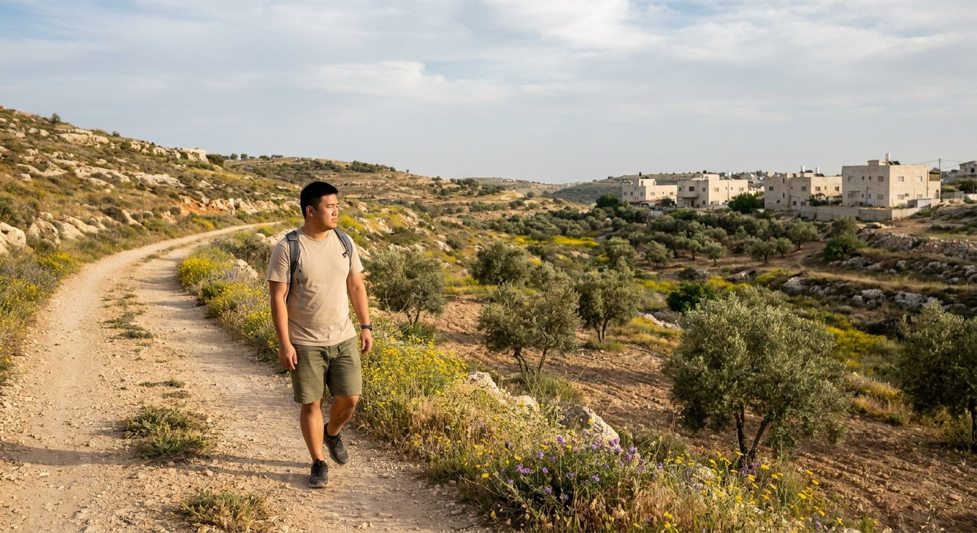 Nature enthusiasts hiking in Tekoa