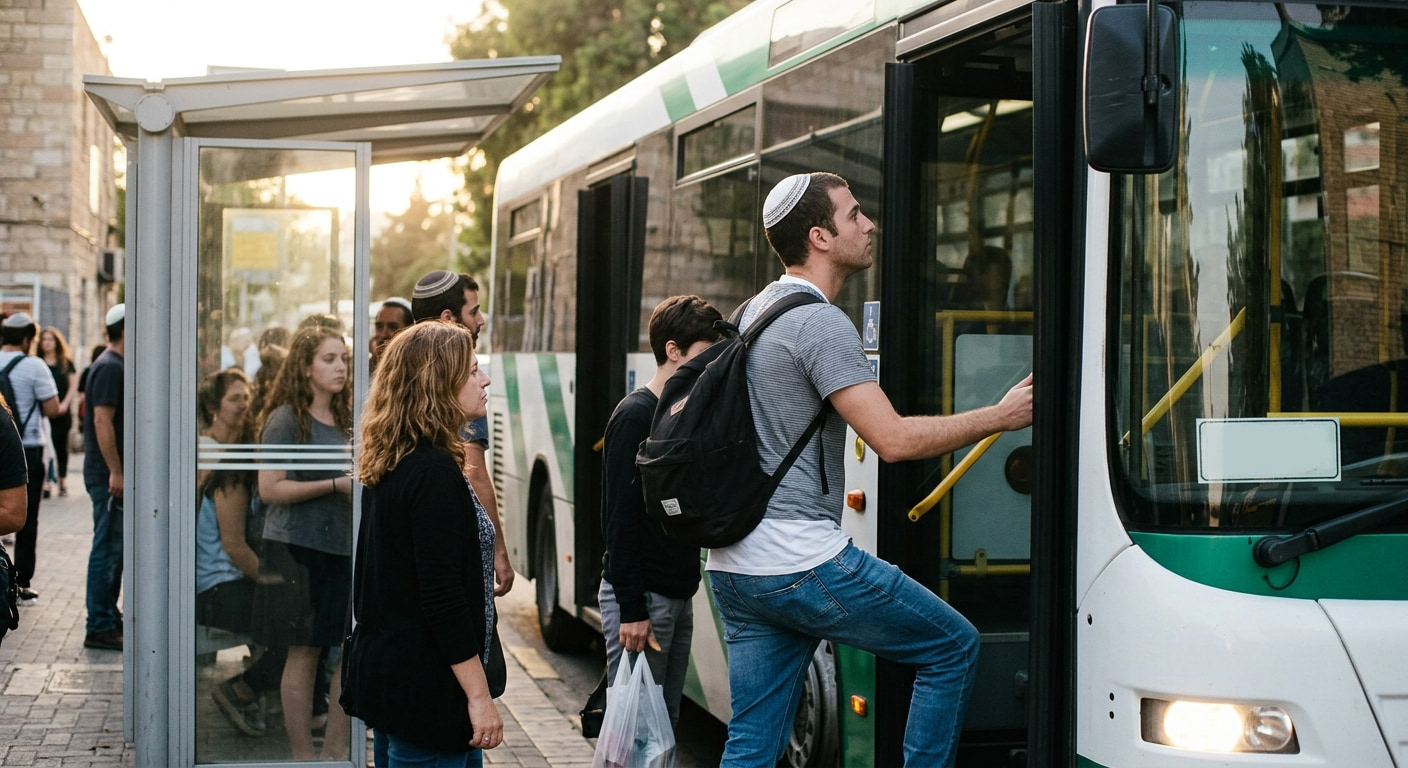 Public transport in Tel Mond