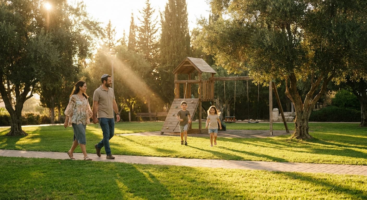 Family-friendly environment in Ma'ale Adumim