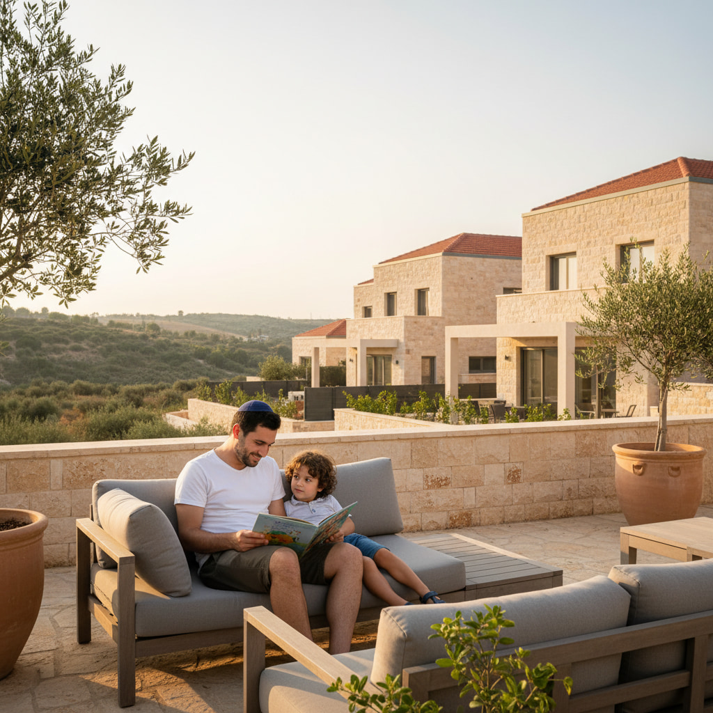 Family scene in Kedumim