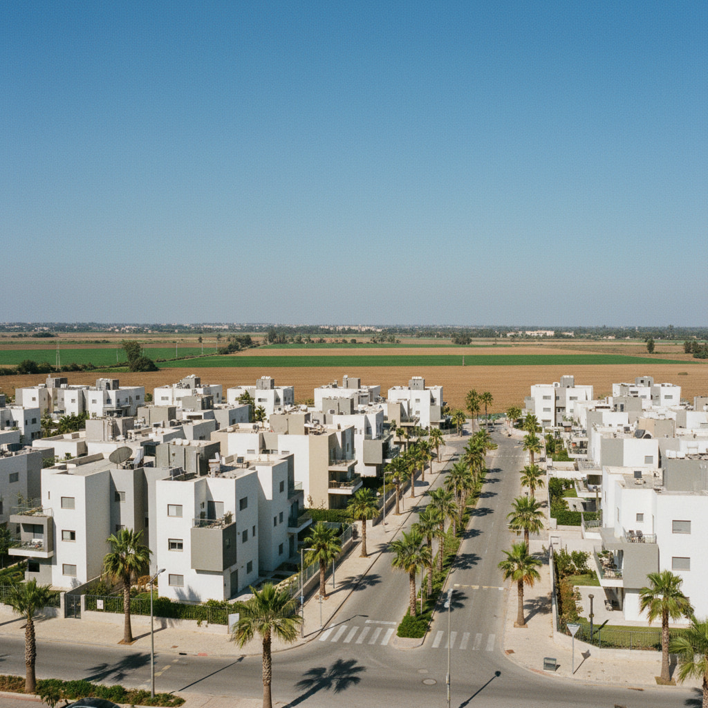 Scenic view of Kfar Warburg in Southern District