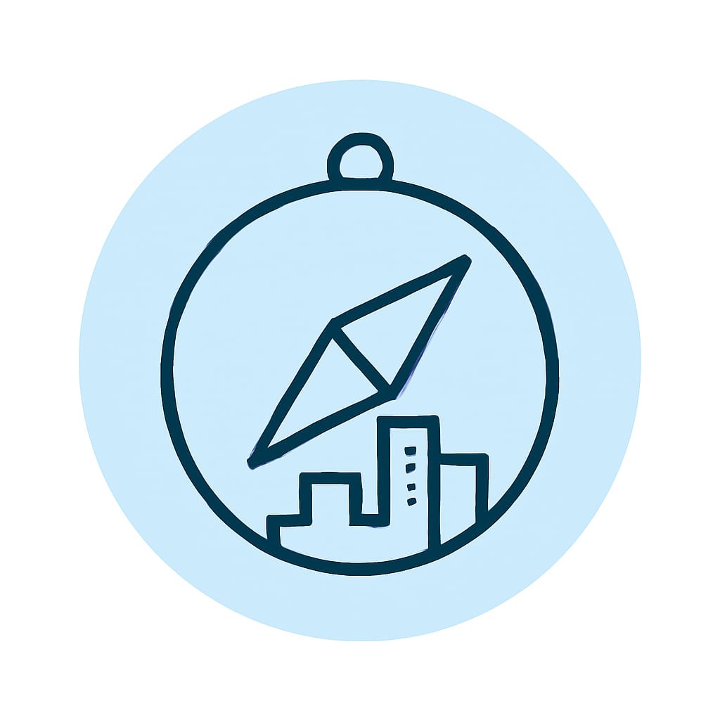 Icon representing practical location