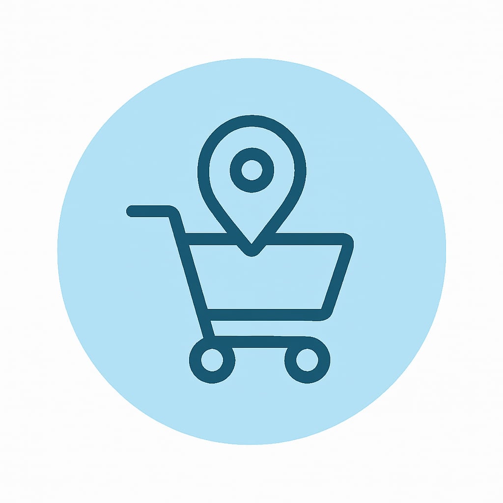 Icon representing local and regional services