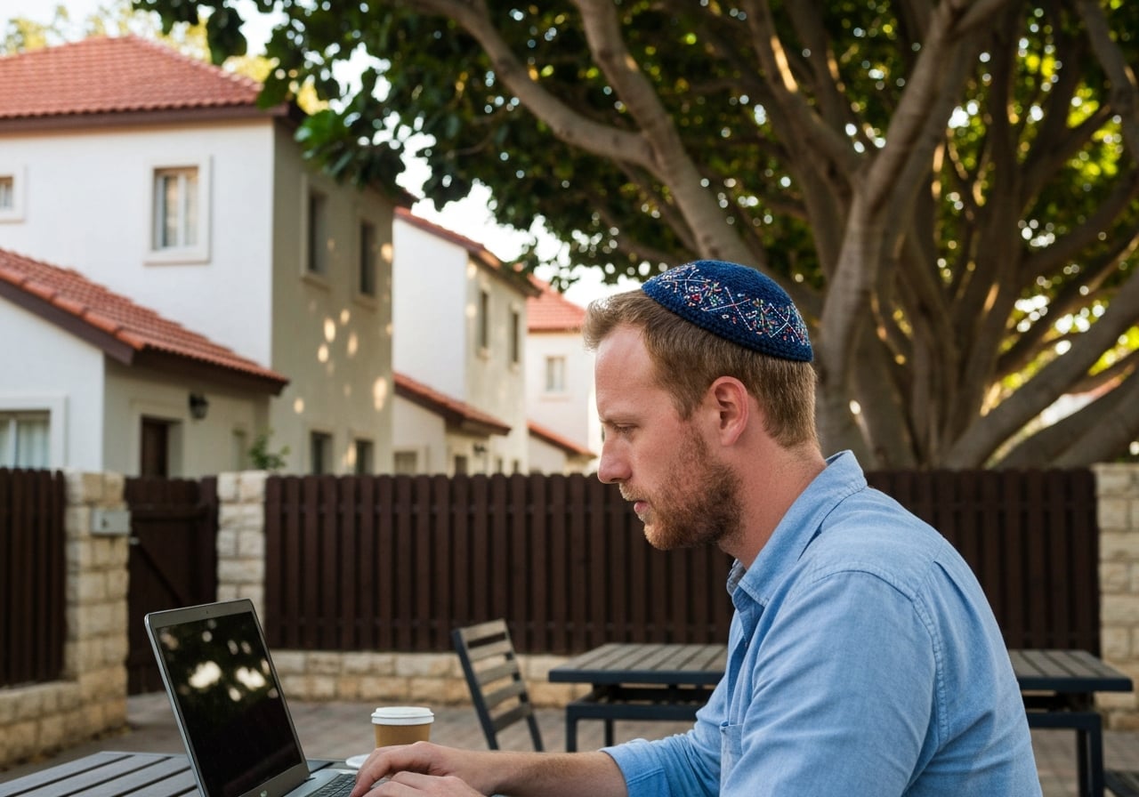 Remote work scene in Kadima-Zoran