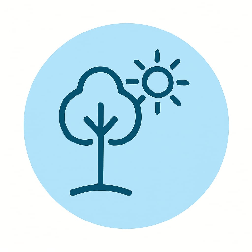 Space and nature icon