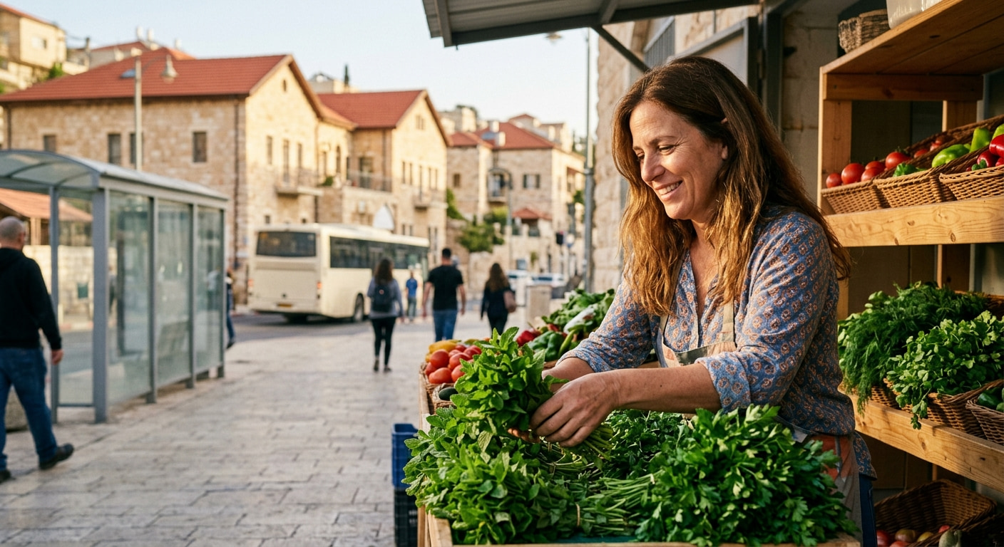 Community gathering in Shaked