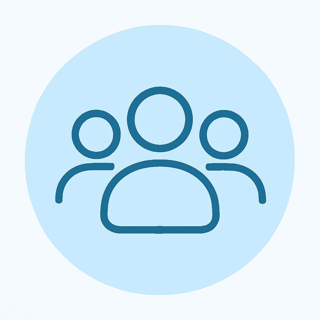 Icon representing community