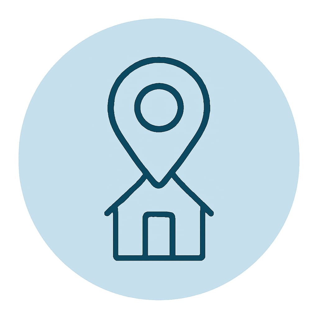 Practical location icon