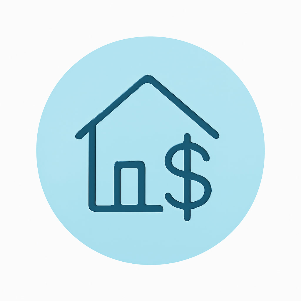 Property types icon illustrating variety