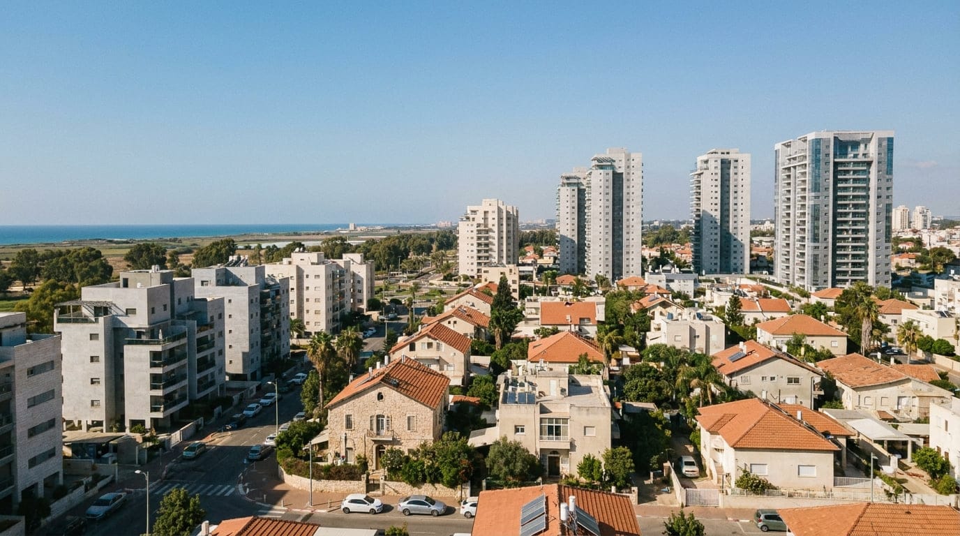 A scenic view of Hadera in Haifa District