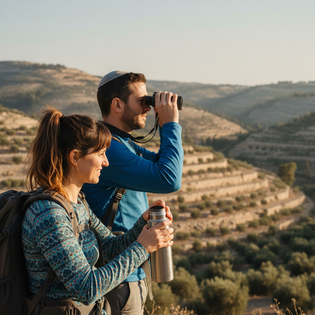 Nature enthusiast exploring outdoors in Beit Horon