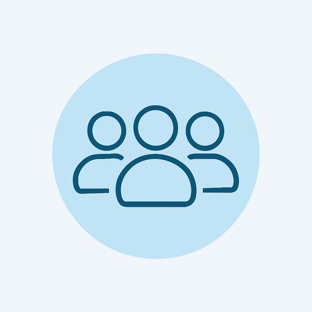 Icon representing local and regional services