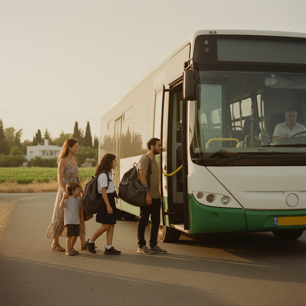 Transportation options in Kfar Daniel