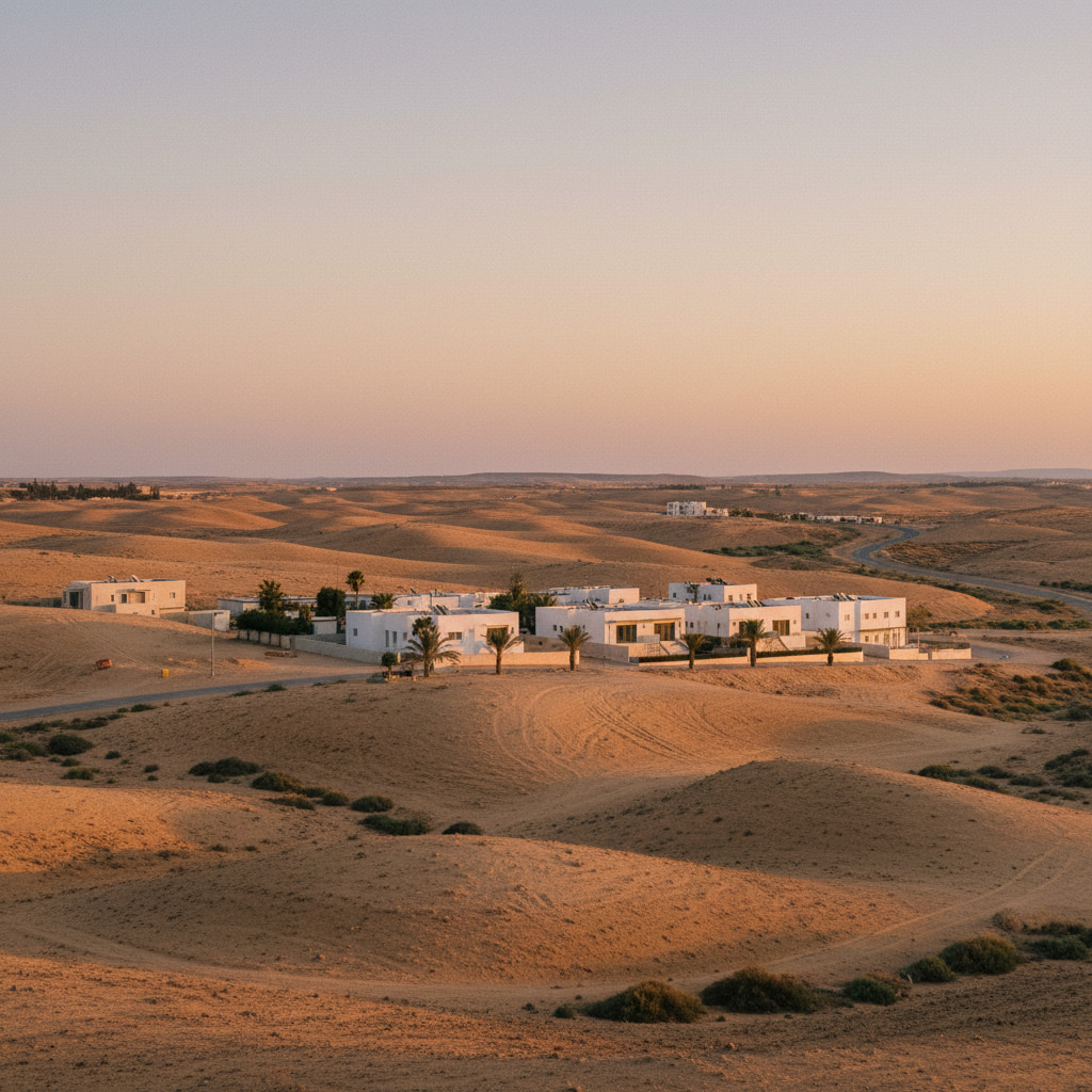 A scenic view of Mashabei Sadeh in the Southern District