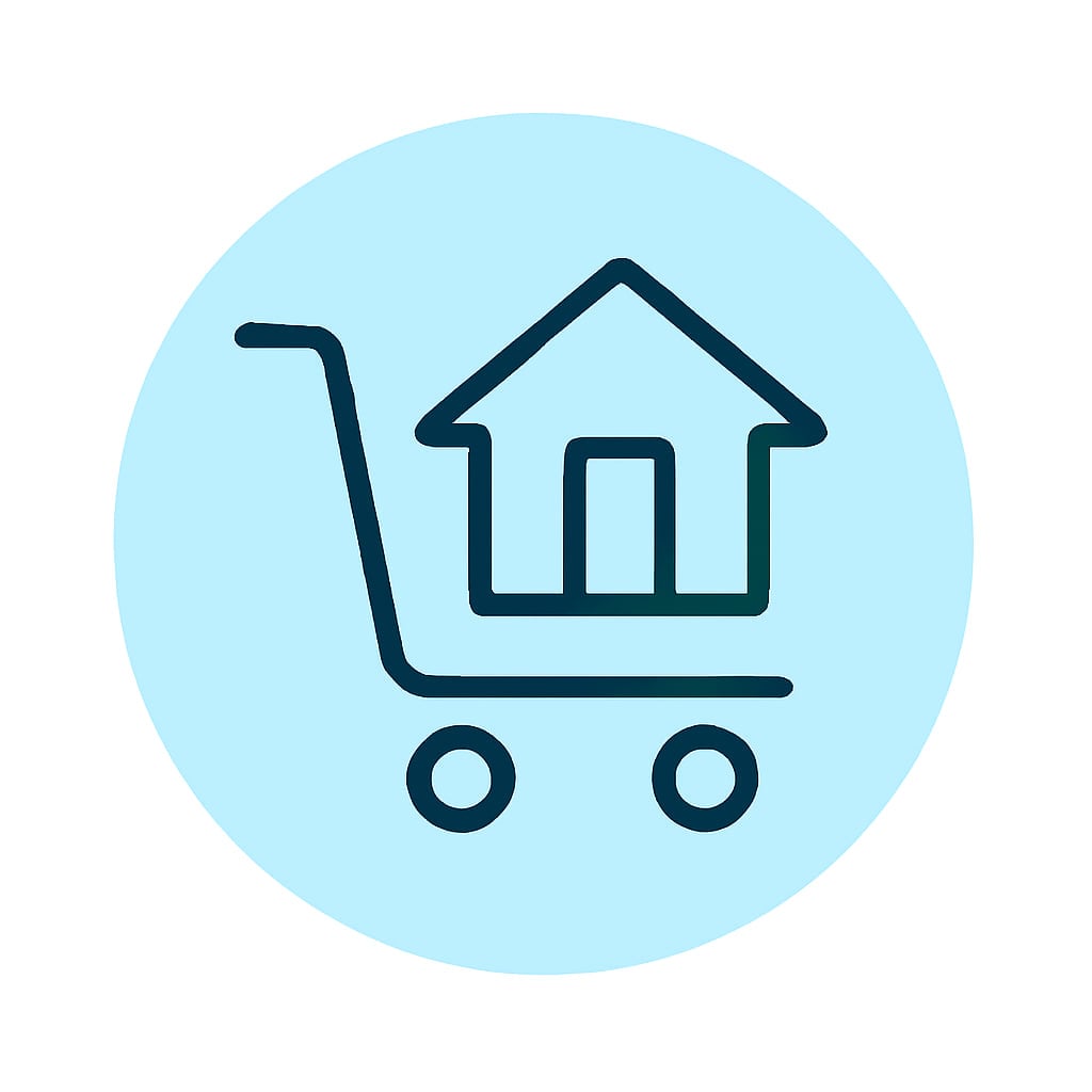 Icon representing local and regional services