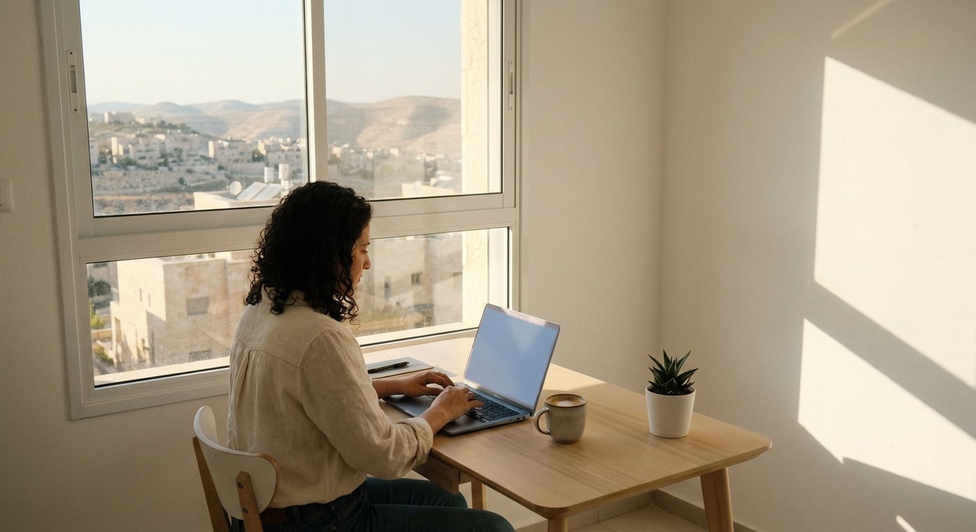 Remote work setting in Ma'ale Adumim