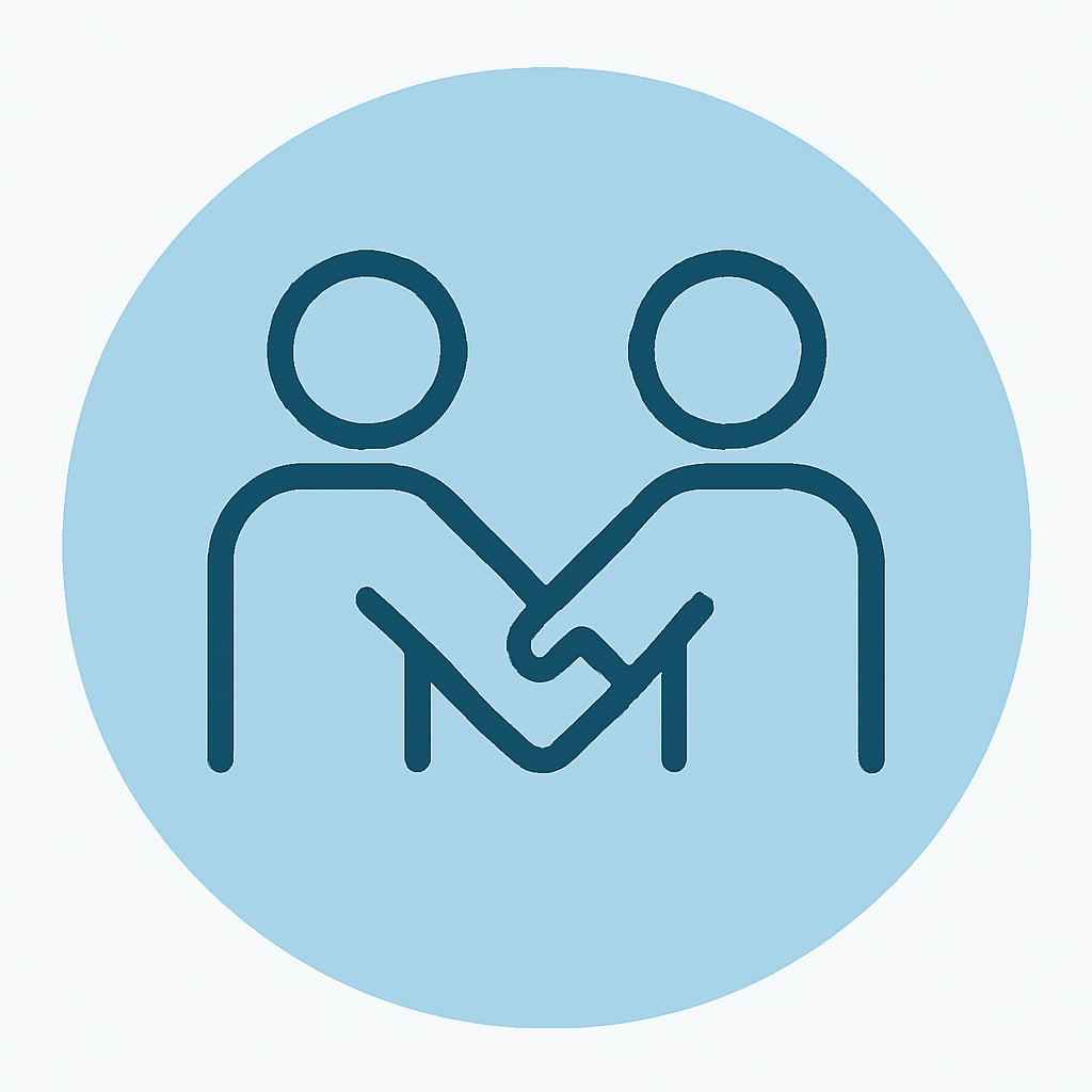 Icon representing community