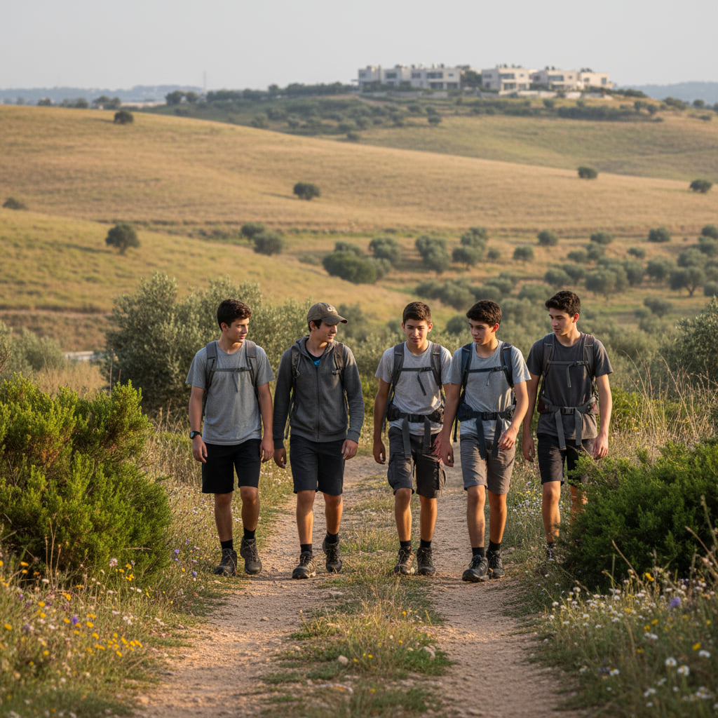 Nature enthusiast exploring outdoor spaces in Kiryat Gat