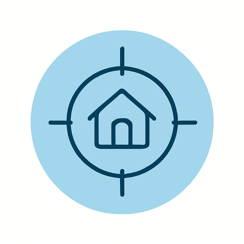 Icon representing practical location