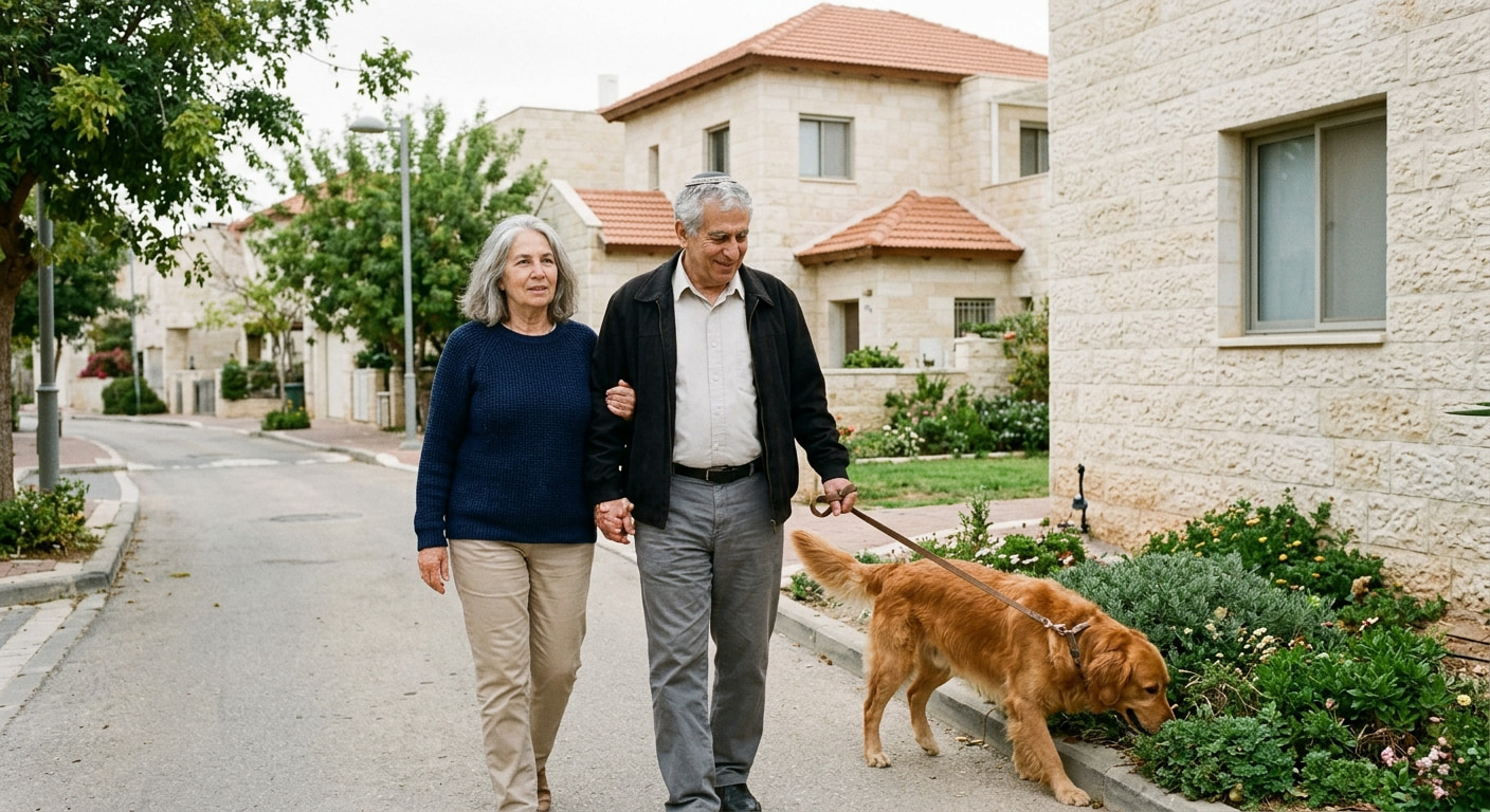 Quiet residential street in Shilo