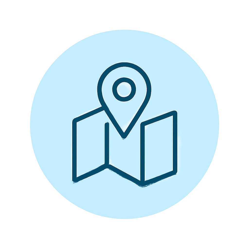 Practical location icon