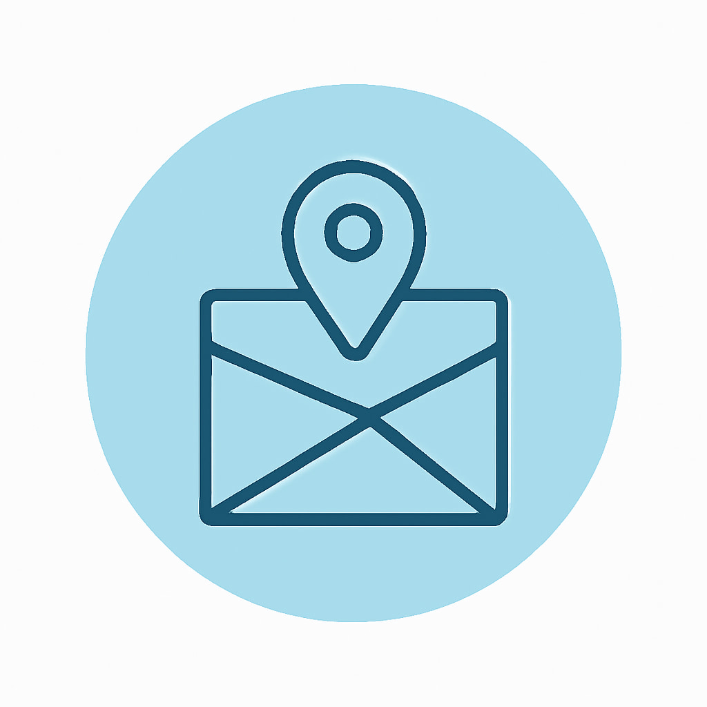 Icon representing practical location