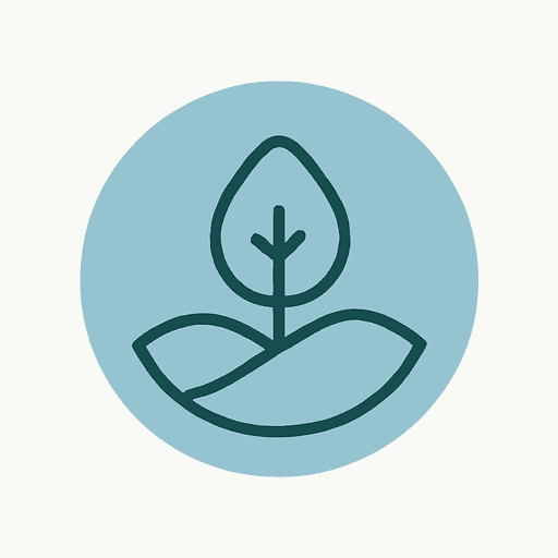 Icon representing space and nature
