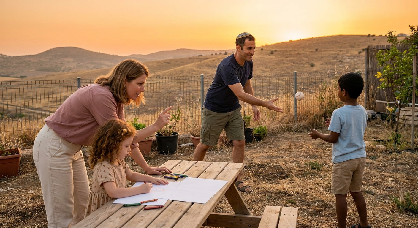 Family enjoying outdoor activities in Tekoa