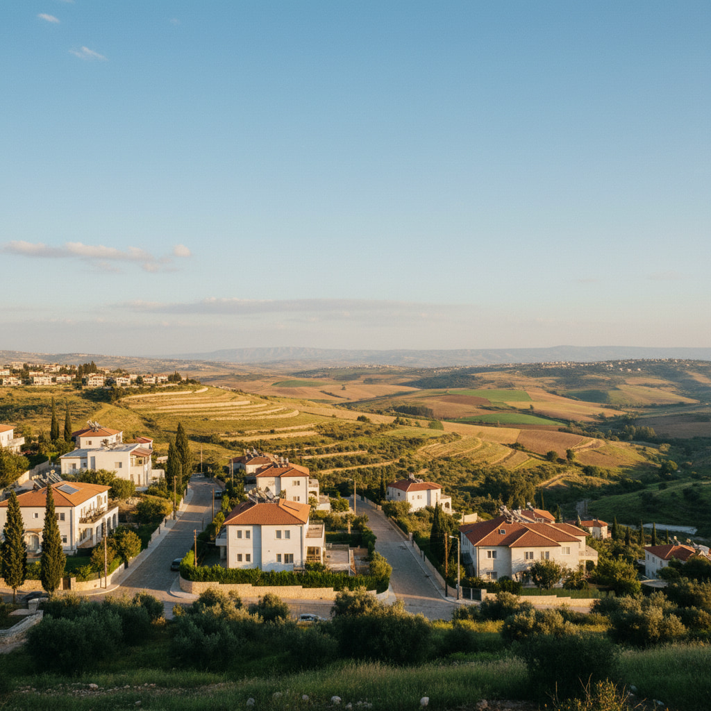 Scenic view of Gush Etzion in Judea & Samaria
